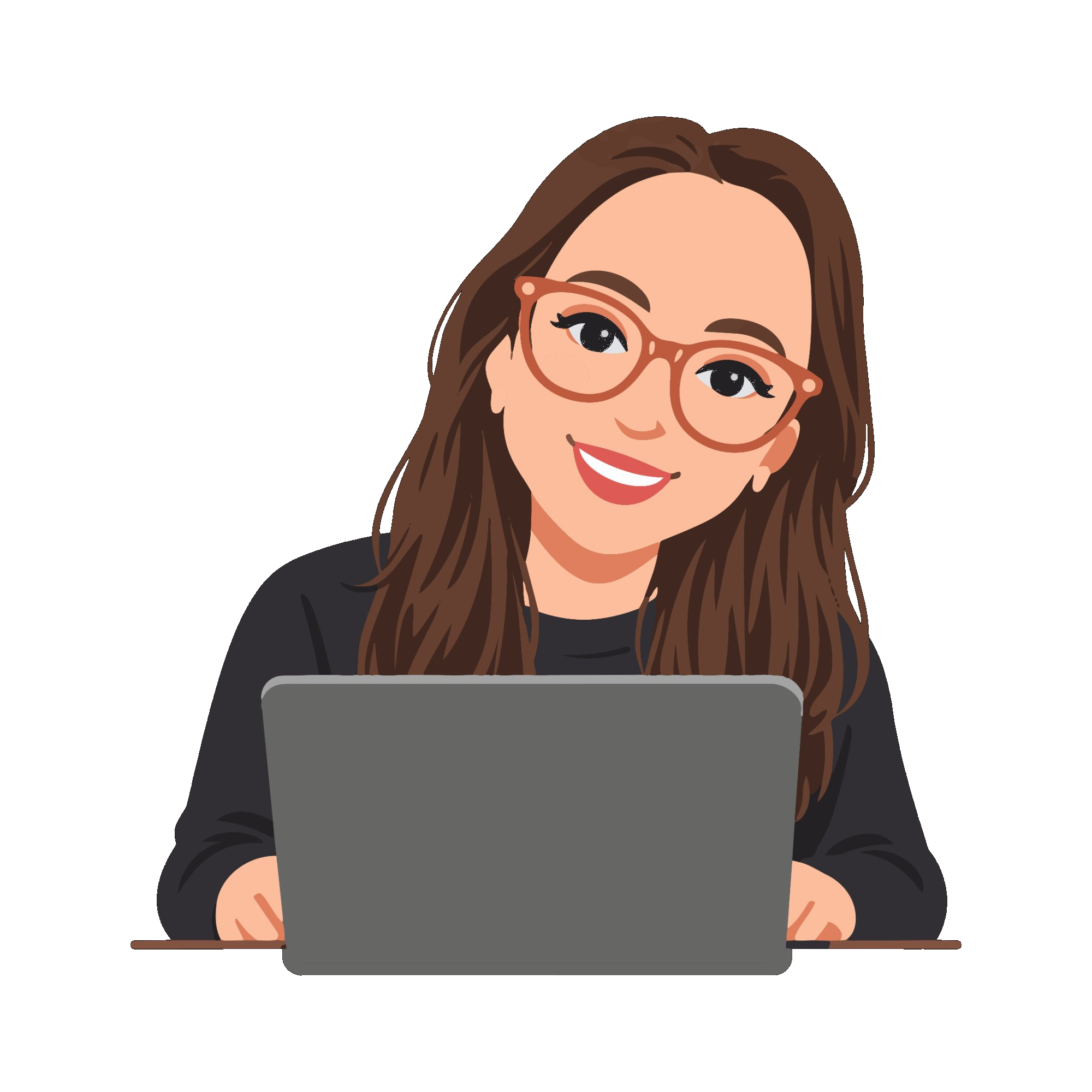 Anne Caron aan het werk